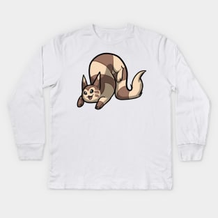 Ferret Kids Long Sleeve T-Shirt